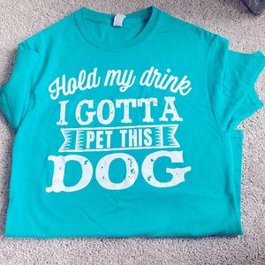 Hold my beer dog tee